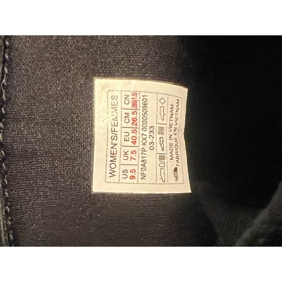 The North Face Halseigh black knit Waterproof elevated Chelsea Snow Boots 9.5 - Picture 7 of 7